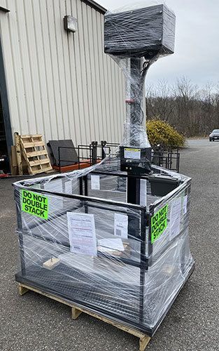 Shipped pre assembled lift example
